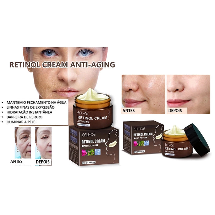 Retinol Face - Creme Antienvelhecimento para o rosto. 15G