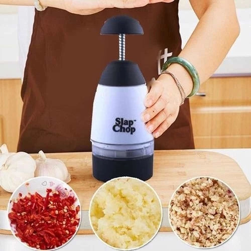 Cortador De Legumes Alho Cebola Manual Slap Chop Dicer