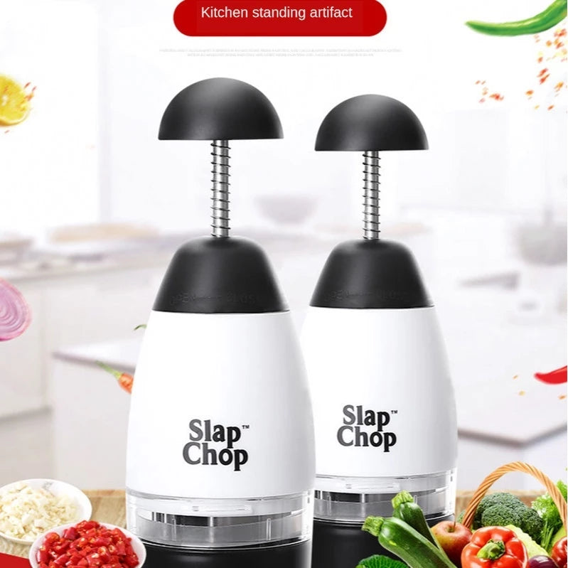 Cortador De Legumes Alho Cebola Manual Slap Chop Dicer