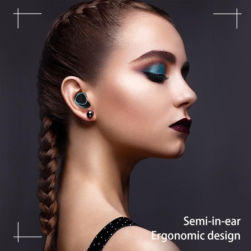 3500mAh Wireless Earphones Bluetooth V5.0 TWS Wireless Headphones LED Display With Power Bank Headset With Microphone - hotprommo